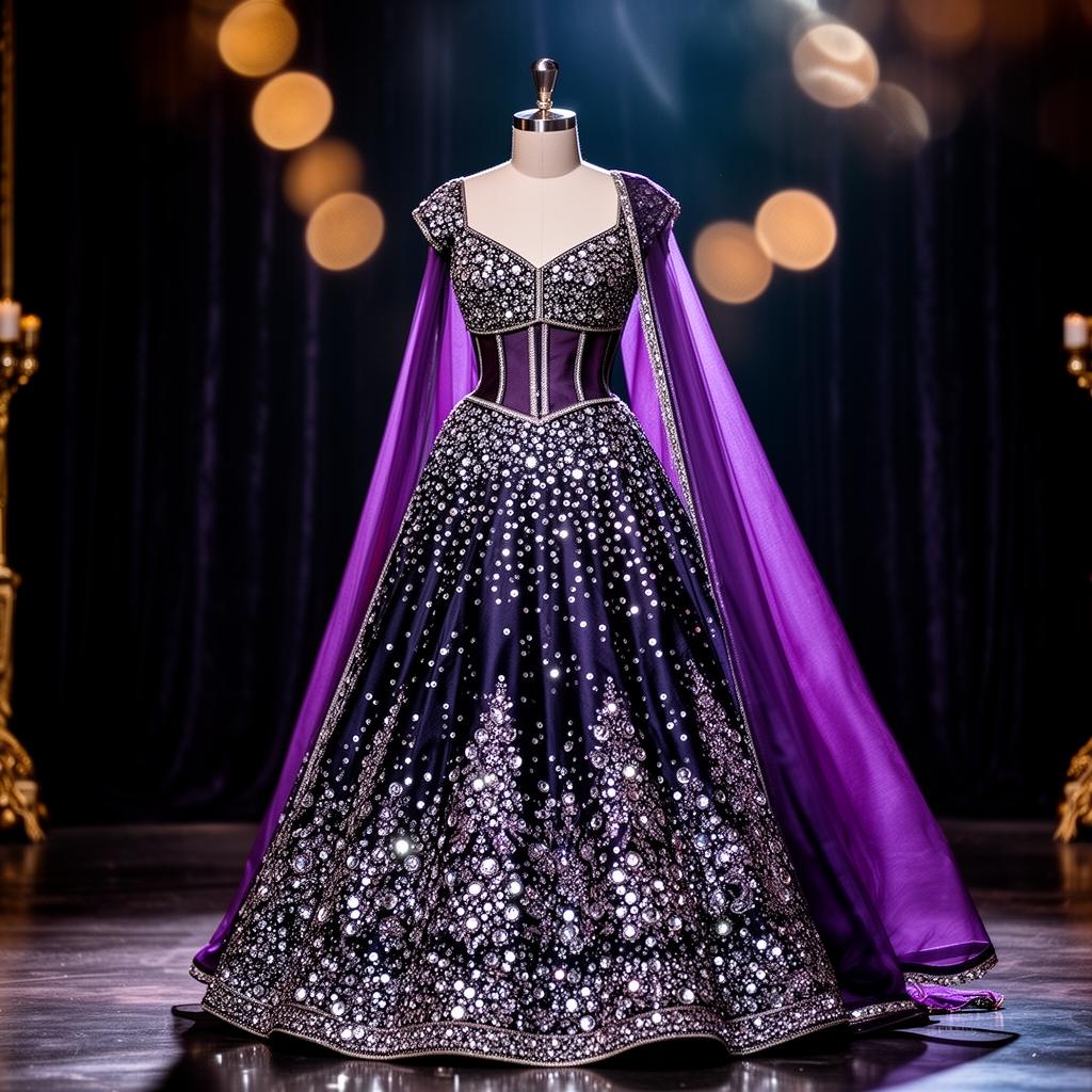 Sangeet lehenga and saree styling at Trisha Silks Hyderabad