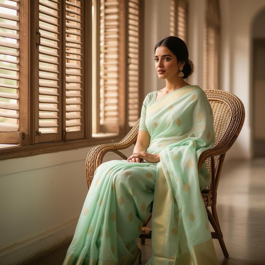 Heritage Chanderi at Trisha Silks Hyderabad