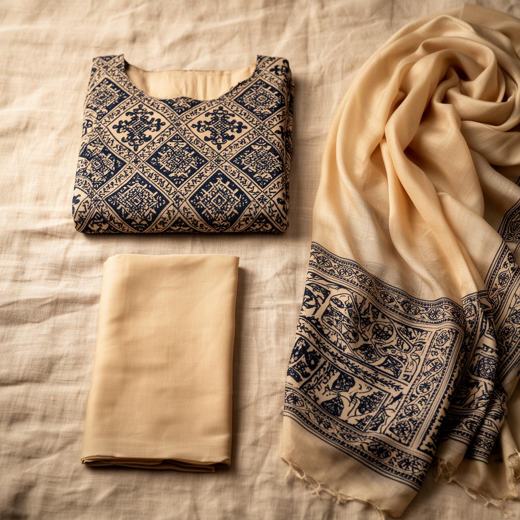 Ajrakh Modal Silk