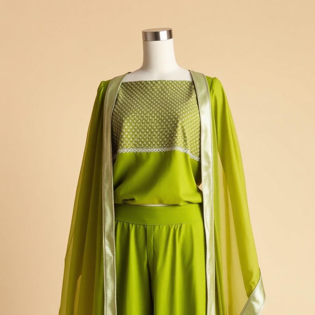 Mukaish Crepe